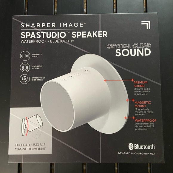 Sharper Image SpaStudio Bluetooth Speaker ~ NEW - Picture 1 of 6